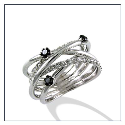 anelli diamanti neri