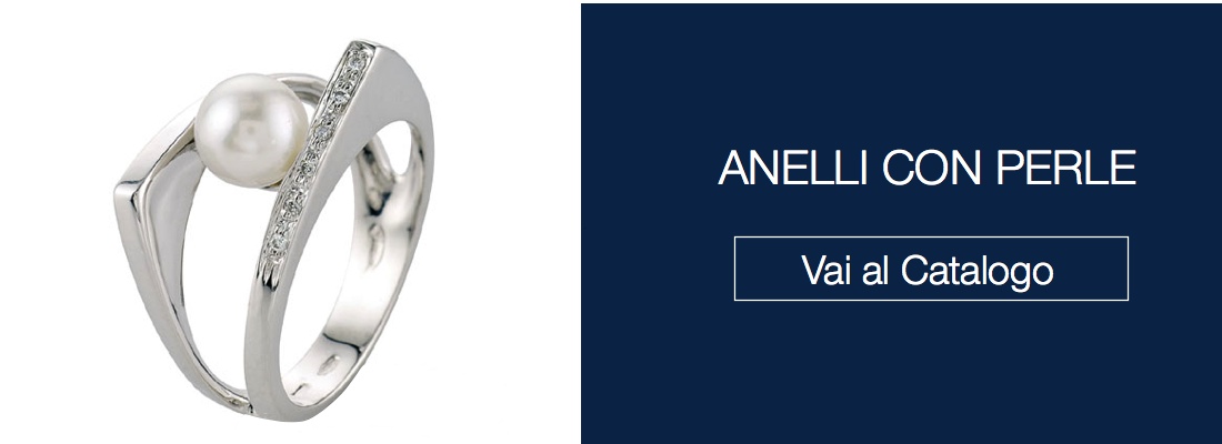 anelli con perle