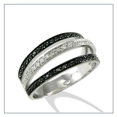 anelli diamanti nero