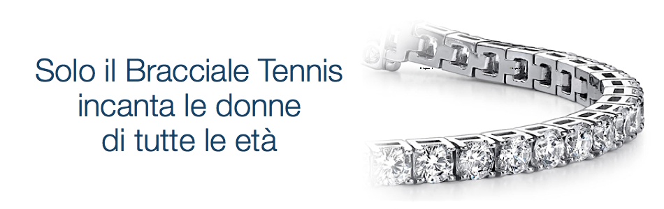 vendita bracciali tennis
