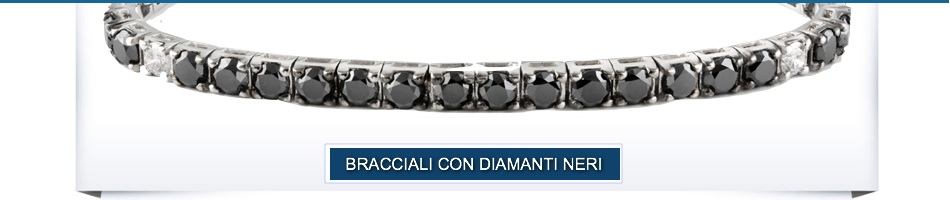 bracciali tennis con diamanti neri