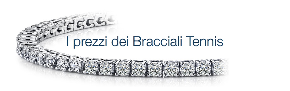 bracciali tennis prezzi