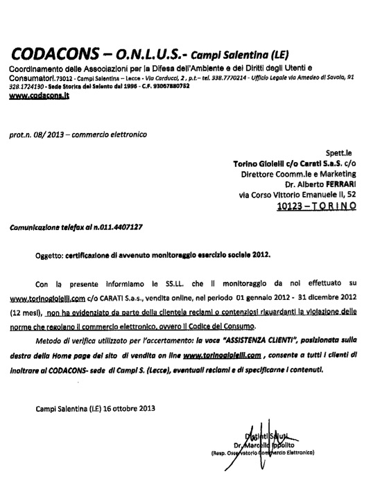 certificazione torinogioielli
