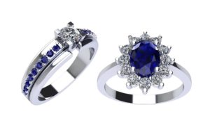 anello con zaffiri