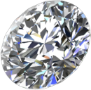 Diamante taglio brillante naturale, pietra preziosa simbolo di purezza ed eternità