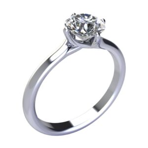 Montatura anello solitario Valentino