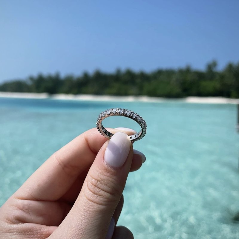 gioielli di lusso anello di fidanzamento
